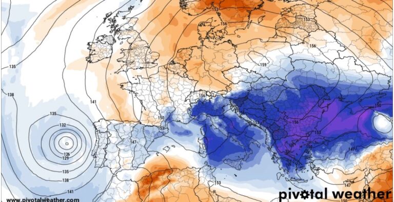 image Ενισχύεται η τάση για ψυχρή εισβολή μετά το ανοιξιάτικο διάλειμμα – Σενάρια φέρνουν ιδιαίτερα ψυχρές αέριες μάζες πάνω από τη χώρα μας