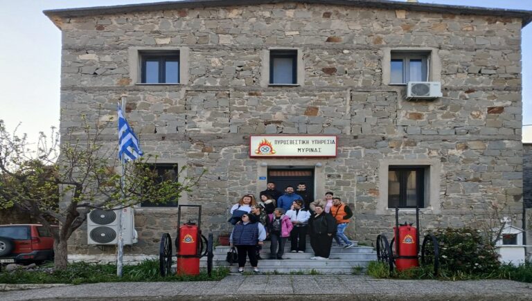 image H ΣΑΕΚ  στην πυροσβεστική Λήμνου .