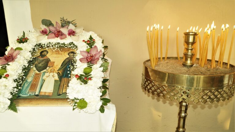 image ΛαμπροΤρίτη 22 Απριλίου πανηγυρίζει ο Ι.Ναός των Αγίων Ραφαήλ -Νικολάου και Ειρήνης στο Μούδρο.