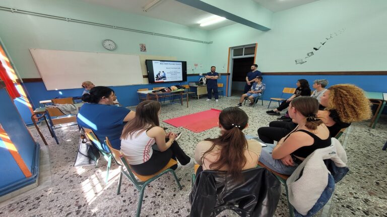 image Σεμινάριο  Πρώτων βοηθειών BLS & AED στη ΣΑΕΚ Λήμνου