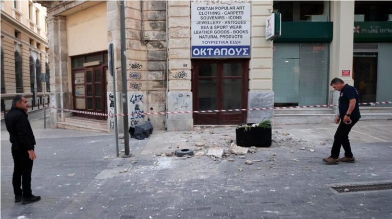 image Σεισμός 6,1 Ρίχτερ ανοιχτά της Κρήτης: Οι πρώτες εικόνες – Συνεχείς έλεγχοι και περιπολίες στο νησί