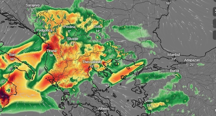 image Eπικαιροποιείται το  Έκτακτο Δελτίο Επιδείνωσης Καιρού της ΕΜΥ,πότε θα επηρεάσει την Λήμνο.