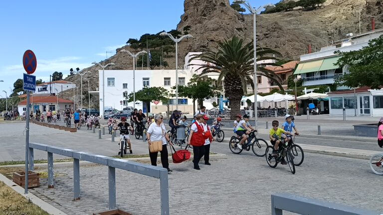 image Με μεγάλη συμμετοχή και ενθουσιασμό η  “Ποδηλατοβόλτα στη Μύρινα”