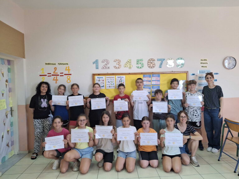 image 3o Δημοτικό Σχολείο Μυρίνας, ολοκλήρωση Εκπαίδευσης της ομάδας Σχολικής Διαμεσολάβησης.
