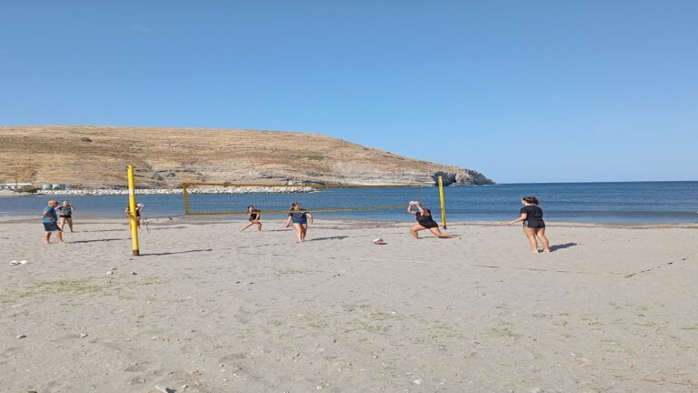 image Ξεκίνησε στον Άγιο Ευστράτιο  το  Τουρνουά BEACH VOLLEY OPEN. Σάββατο 12 &13 Ιουλίου.