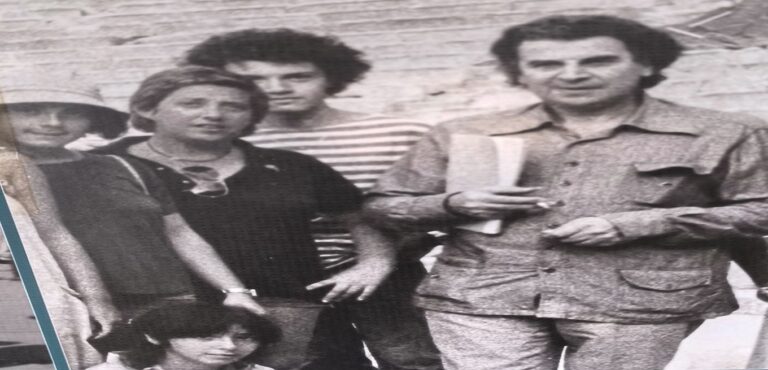 image “Αυλές συνάντησης”, εκδηλώσεις αφιερωμένες στην Alda Tacca, μεγάλη φίλη της Λήμνου.