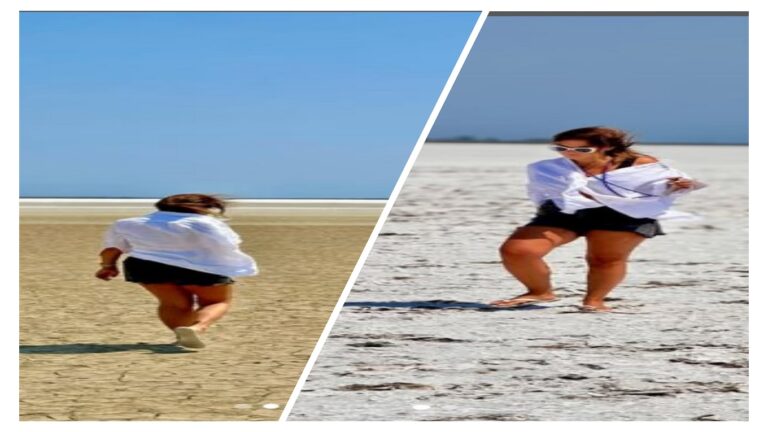 image H Βάσω Λασκαράκη στην Αλυκή της Λήμνου .