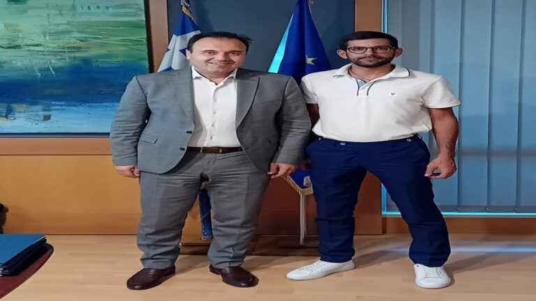 image Συνάντηση Δημάρχου Αγ.Ευστρατίου Κ. Σινάνη  με Υπουργό Ψηφιακής Διακυβέρνησης κο Δ. Παπαστεργίου.