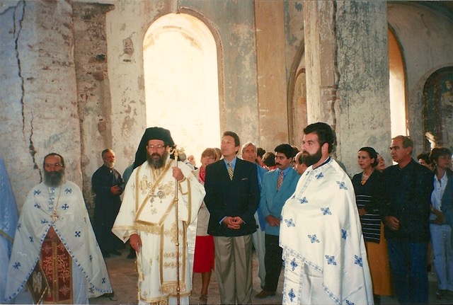 image Θ. Μπαβέας: Μια λειτουργία στον Ερειπωμένο Ταξιάρχη  στα Μοσχονήσια