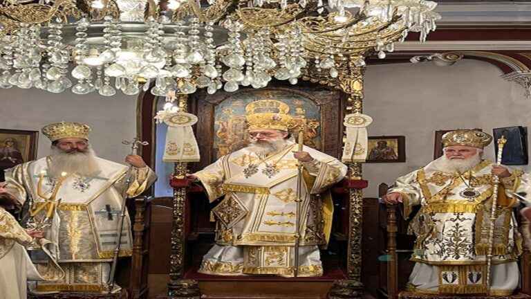 image Λαμπρό συλλείτουργο για τα ονομαστήρια του Μητροπολίτη Λήμνου κ. Ιερόθεου