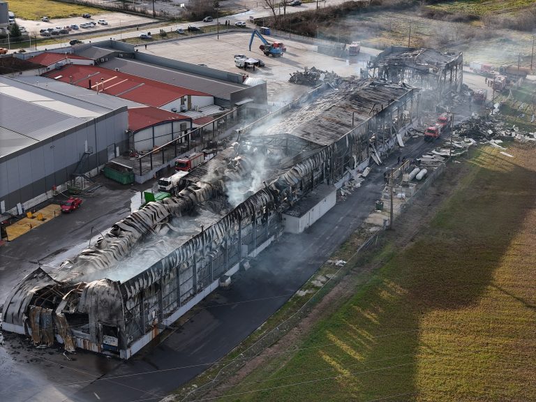 image Βιολάντα: Προσωρινή διακοπή λειτουργίας στο εργοστάσιο όπου έγινε η φονική έκρηξη