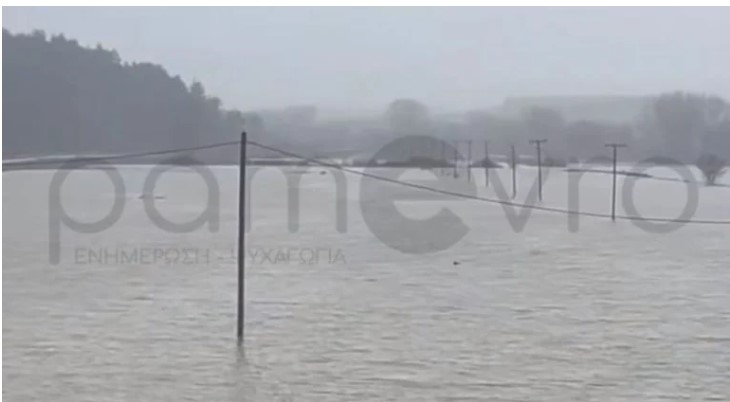 image Έβρος: «Πνίγεται» το Σουφλί, κλειστός ο δρόμος προς Δαδιά – Σοβαρά προβλήματα και στο Διδυμότειχο – Δείτε βίντεο