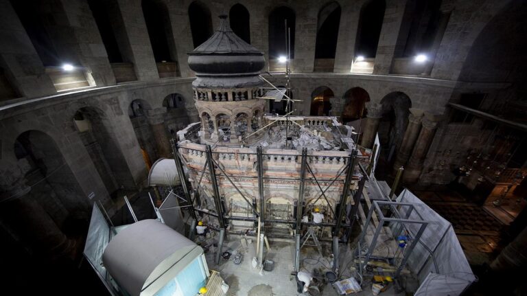 image Η αποκατάσταση του Ιερού Κουβουκλίου του Πανάγιου Τάφου στο επίκεντρο επιστημονικής εκδήλωσης