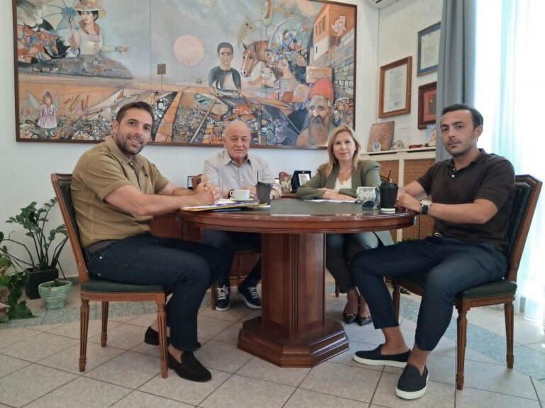 image Συνάντηση της Δημάρχου Λήμνου με την οικογένεια Μπούμπουρα