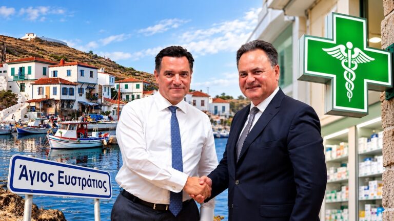 image Γεωργιάδης και Κωνσταντέλλης επιταχύνουν τις διαδικασίες για το φαρμακείο του Αγίου Ευστρατίου.