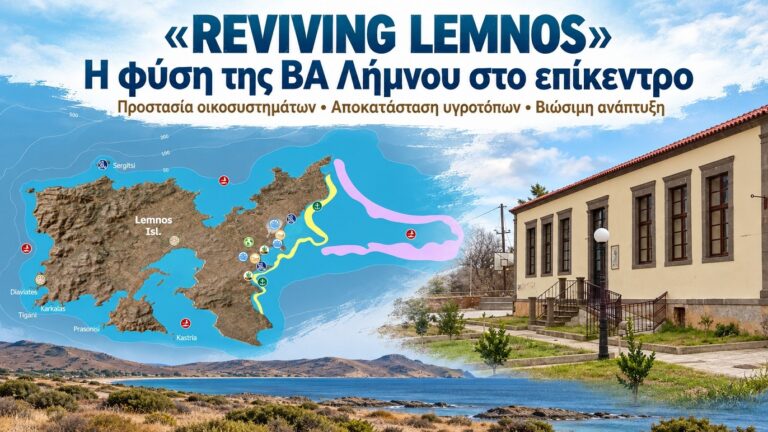 image Reviving Lemnos: Στο επίκεντρο η προστασία της φύσης και το μέλλον της Βορειοανατολικής Λήμνου